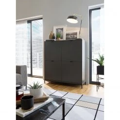 Studio Copenhagen Hochkommode Harma - Dunkelgrau -Schlafzimmer Verkaufe DE 1000007066 181026 16371201 MOOD GALLERYIMAGES P000000001000007066 mood