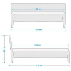 Ars Natura Massivholzbett LayaWOOD - Eiche - 180 x 200cm -Schlafzimmer Verkaufe DE 1000012829 210727 08171400002 SKETCH DETAILS P000000001000012829 sketch