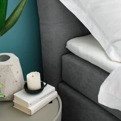 Loftscape Boxspringbett Maum II - Webstoffbezug - Grau -Schlafzimmer Verkaufe DE 1000021822 200520 14164600036 DETAILS P000000001000021822