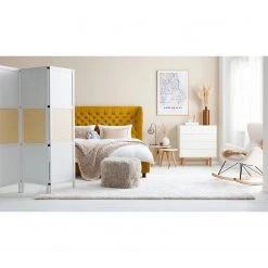 Jack & Alice Polsterbett Monroe Samt - Senfgelb - 180 x 200cm -Schlafzimmer Verkaufe DE 1000022181 200623 15401400018 MOOD DETAILS P000000001000022181 mood