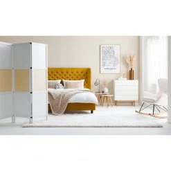 Jack & Alice Polsterbett Monroe Samt - Senfgelb - 180 x 200cm -Schlafzimmer Verkaufe DE 1000022181 200623 15401500019 MOOD DETAILS P000000001000022181 mood