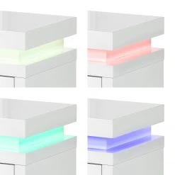 Fredriks Kommode Emblaze II - Inkl. Beleuchtung - Hochglanz Weiß -Schlafzimmer Verkaufe DE 1000027392 210521 08340000002 DETAILS P000000001000027392