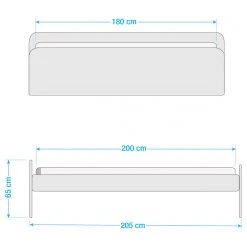 Ars Natura Massivholzbett Fia - Kiefer Natur gebeizt & gewachst - 180 x 200cm -Schlafzimmer Verkaufe DE 1000056945 210707 14033700013 SKETCH DETAILS P000000001000056945 sketch