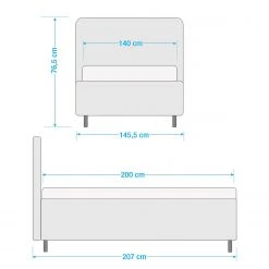 Meise.möbel Polsterbett Hip Hop - Webstoff Grau -Schlafzimmer Verkaufe DE 1000057300 210713 08432300182 SKETCH DETAILS P000000001000057300 sketch