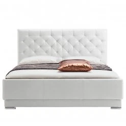 Meise.möbel Polsterbett Pisa Kunstleder - Weiß - 160 x 200cm -Schlafzimmer Verkaufe DE 1000057366 220215 030 DETAILS P000000001000057366