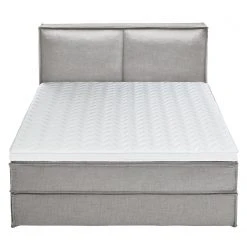 Boxspringbett Kinx - Stoff KINX: Grau - 180 x 200cm - H2 - 130 cm -Schlafzimmer Verkaufe DE 1000062031 180615 124844143 GALLERYIMAGES P000000001000062031