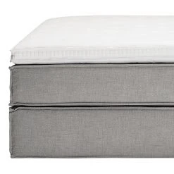 Boxspringbett Kinx - Stoff KINX: Grau - 180 x 200cm - H2 - 130 cm -Schlafzimmer Verkaufe DE 1000062031 180615 124845149 GALLERYIMAGES P000000001000062031