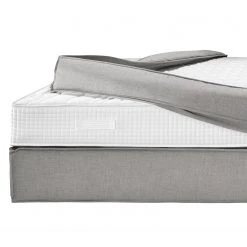 Boxspringbett Kinx - Stoff KINX: Grau - 180 x 200cm - H2 - 130 cm -Schlafzimmer Verkaufe DE 1000062031 180615 124845150 GALLERYIMAGES P000000001000062031