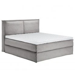 Boxspringbett Kinx - Stoff KINX: Grau - 180 x 200cm - H2 - 130 cm -Schlafzimmer Verkaufe DE 1000062031 210726 10044100331 DETAILS P000000001000062031