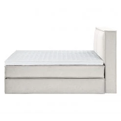 Boxspringbett Kinx - Stoff KINX: Weiß - 180 x 200cm - H2 - 130 cm -Schlafzimmer Verkaufe DE 1000062032 180615 124848163 GALLERYIMAGES P000000001000062032