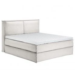 Boxspringbett Kinx - Stoff KINX: Weiß - 180 x 200cm - H2 - 130 cm -Schlafzimmer Verkaufe DE 1000062032 210726 10044100330 DETAILS P000000001000062032