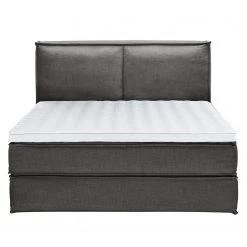 Boxspringbett Kinx - Stoff KINX: Anthrazit - 180 x 200cm - H2 - 130 cm -Schlafzimmer Verkaufe DE 1000062034 180615 124855184 GALLERYIMAGES P000000001000062034
