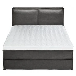 Boxspringbett Kinx - Stoff KINX: Anthrazit - 180 x 200cm - H2 - 130 cm -Schlafzimmer Verkaufe DE 1000062034 180615 124855185 GALLERYIMAGES P000000001000062034