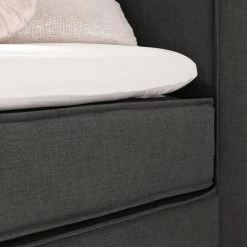 Boxspringbett Kinx - Stoff KINX: Anthrazit - 180 x 200cm - H2 - 130 cm -Schlafzimmer Verkaufe DE 1000062034 180615 124857192 GALLERYIMAGES P000000001000062034