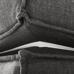 Boxspringbett Kinx - Stoff KINX: Anthrazit - 180 x 200cm - H2 - 130 cm -Schlafzimmer Verkaufe DE 1000062034 180615 124858193 GALLERYIMAGES P000000001000062034