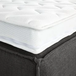 Boxspringbett Kinx - Stoff KINX: Anthrazit - 180 x 200cm - H2 - 130 cm -Schlafzimmer Verkaufe DE 1000062034 180615 124858194 GALLERYIMAGES P000000001000062034