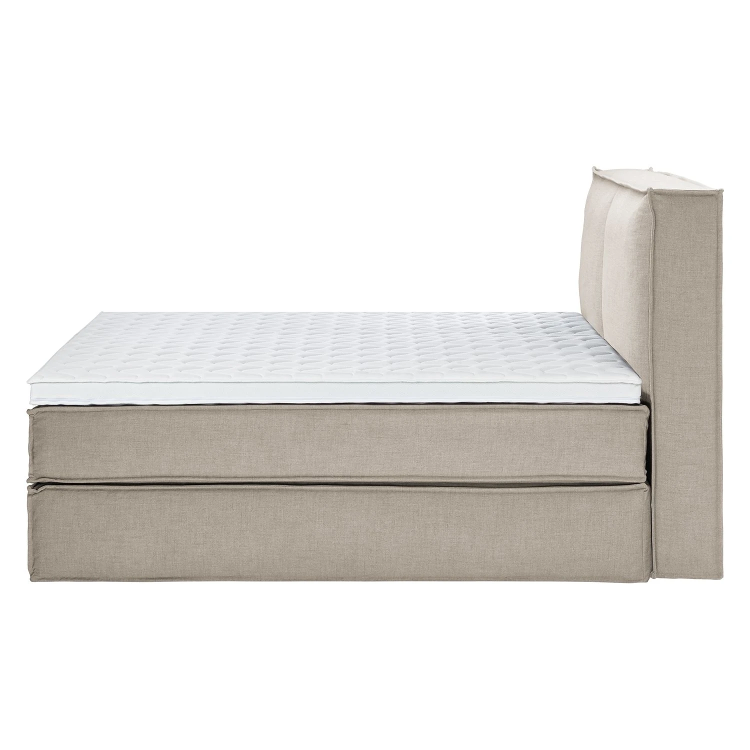 Boxspringbett Kinx - Stoff KINX: Beige - 180 x 200cm - H2 - 130 cm 7 Boxspringbett Kinx - Stoff KINX: Beige - 180 x 200cm - H2 - 130 cm – Bild 7