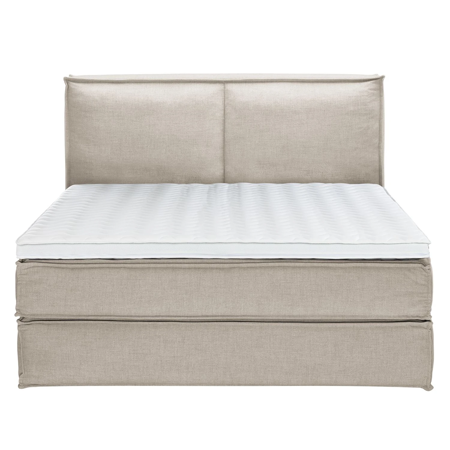 Boxspringbett Kinx - Stoff KINX: Beige - 180 x 200cm - H2 - 130 cm 8 Boxspringbett Kinx - Stoff KINX: Beige - 180 x 200cm - H2 - 130 cm – Bild 8