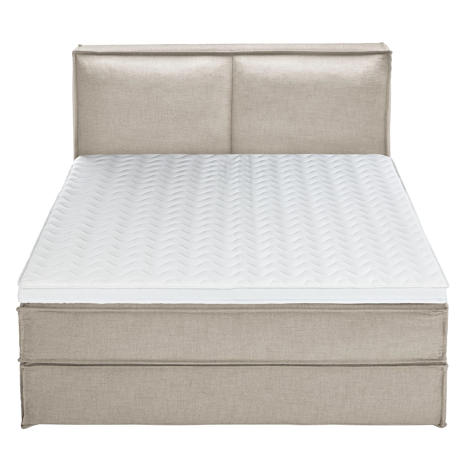 Boxspringbett Kinx - Stoff KINX: Beige - 180 x 200cm - H2 - 130 cm 9 Boxspringbett Kinx - Stoff KINX: Beige - 180 x 200cm - H2 - 130 cm – Bild 9