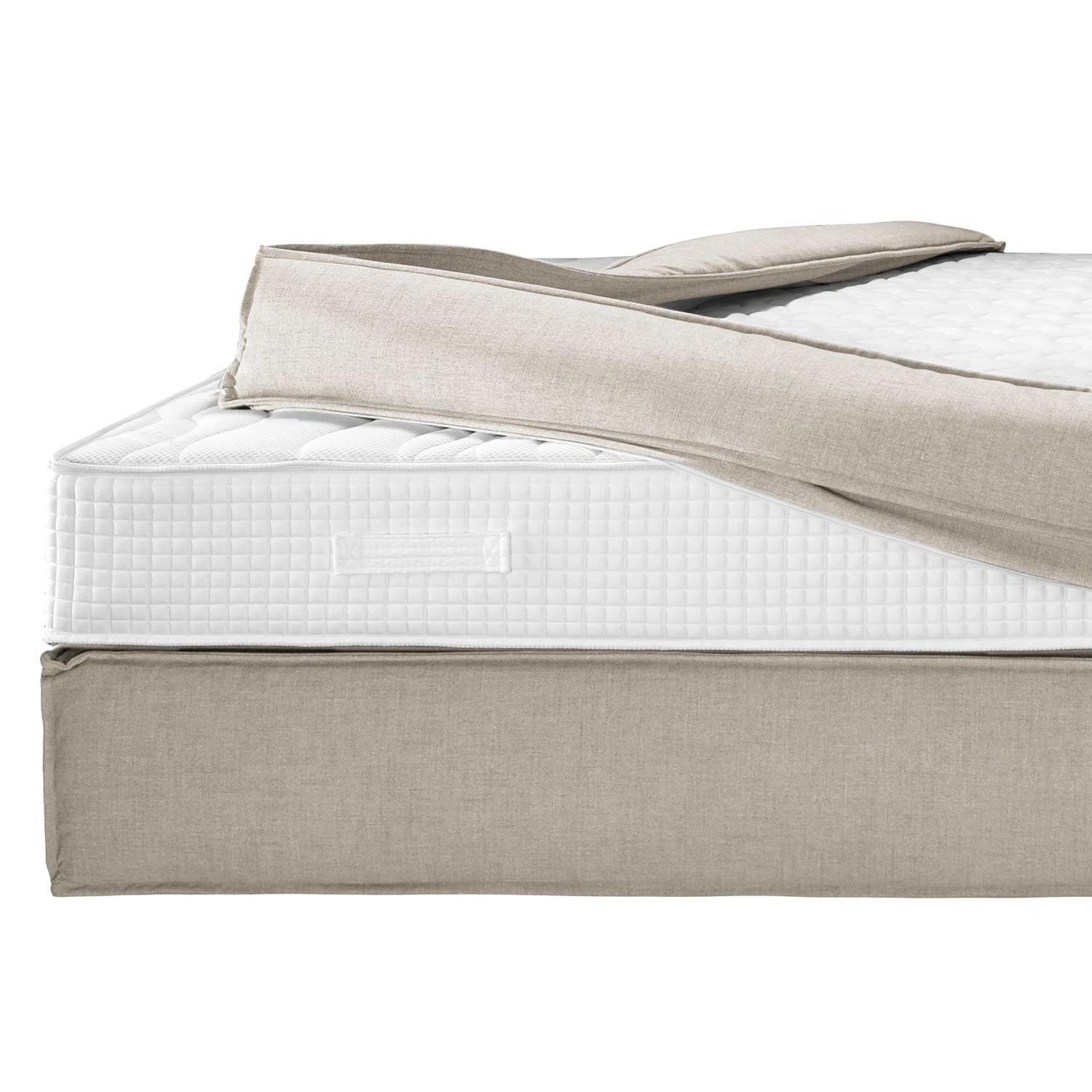 Boxspringbett Kinx - Stoff KINX: Beige - 180 x 200cm - H2 - 130 cm 16 Boxspringbett Kinx - Stoff KINX: Beige - 180 x 200cm - H2 - 130 cm – Bild 16
