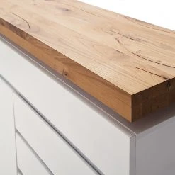 Fredriks Kommode Roble III - Inkl. Beleuchtung - Eiche / Matt Weiß -Schlafzimmer Verkaufe DE 1000064535 200811 13582700741 DETAILS P000000001000064535