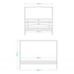 Neue Modular Himmelbett Olbia - 160 x 200cm -Schlafzimmer Verkaufe DE 1000070085 210705 16193100002 SKETCH DETAILS P000000001000070085 sketch