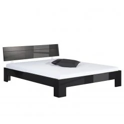 Neue Modular Doppelbett Perleto - Hochglanz Schwarz - 140 x 200cm -Schlafzimmer Verkaufe DE 1000070098 210720 10473100009 DETAILS P000000001000070098