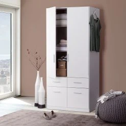 Rauch Blue Drehtürenschrank Celle - Hochglanz Weiß/Alpinweiß -Schlafzimmer Verkaufe DE 1000076408 201110 13103100015 MOOD DETAILS P000000001000076408 mood