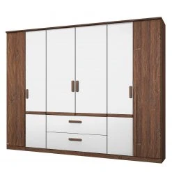Rauch Orange Drehtürenschrank Bernau - Braun / Weiß - Breite: 226 cm