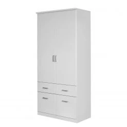 Rauch Blue Drehtüren-/Kombischrank Bremen - Alpinweiß - Schrankbreite: 91 cm - 2-türig