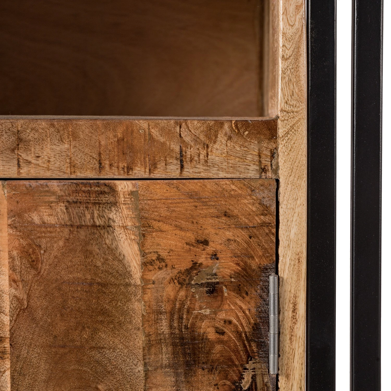 Wolf-Möbel Nachtkommode Iron - Mango massiv / Eisen 13 Wolf-Möbel Nachtkommode Iron - Mango massiv / Eisen – Bild 13