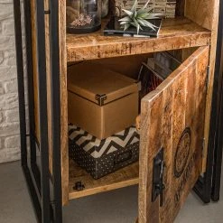 Wolf-Möbel Nachtkommode Iron - Mango massiv / Eisen 28 Wolf-Möbel Nachtkommode Iron - Mango massiv / Eisen -Schlafzimmer Verkaufe DE 1000104114 200407 07014100006 MOOD DETAILS P000000001000104114 mood