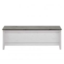 Maison Belfort Wäschetruhe Cenan - Kiefer massiv - Weiß gebeizt & lackiert -Schlafzimmer Verkaufe DE 1000104326 211122 08320600552 DETAILS P000000001000104326