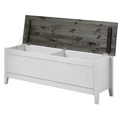 Maison Belfort Wäschetruhe Cenan - Kiefer massiv - Weiß gebeizt & lackiert -Schlafzimmer Verkaufe DE 1000104326 211122 08320600569 DETAILS P000000001000104326