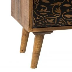 Ars manufacti Nachtkommode Rygge - Mango massiv - Mango / Schwarz -Schlafzimmer Verkaufe DE 1000117976 180831 10131306 GALLERYIMAGES P000000001000117976