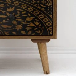 Ars manufacti Nachtkommode Rygge - Mango massiv - Mango / Schwarz -Schlafzimmer Verkaufe DE 1000117976 190205 09522000003 MOOD GALLERYIMAGES P000000001000117976 mood