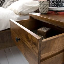 Ars manufacti Nachtkommode Rygge - Mango massiv - Mango / Schwarz -Schlafzimmer Verkaufe DE 1000117976 190205 09522100005 MOOD GALLERYIMAGES P000000001000117976 mood