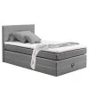 Loftscape Boxspringbett Harvi (inkl. Topper) - Grau - 120 x 200cm