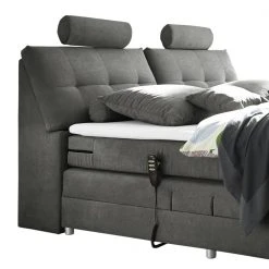 Fredriks Boxspringbett Neiras (inkl. Topper) - Webstoff - Lavagrau - Viscoschaum -Schlafzimmer Verkaufe DE 1000123111 180903 12284439 GALLERYIMAGES P000000001000123111