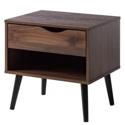 Mørteens Nachtkommode Gjora I - Walnuss Dekor