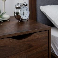 Mørteens Nachtkommode Gjora II - Walnuss Dekor -Schlafzimmer Verkaufe DE 1000123455 190405 15413800013 GALLERYIMAGES P000000001000123455