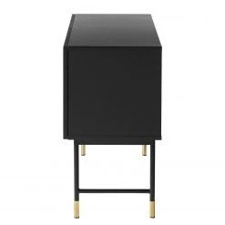 Studio Copenhagen Kommode Luuk - Matt Schwarz / Gold -Schlafzimmer Verkaufe DE 1000123483 190201 08204300003 GALLERYIMAGES P000000001000123483