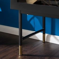 Studio Copenhagen Kommode Luuk - Matt Schwarz / Gold -Schlafzimmer Verkaufe DE 1000123483 190320 10551100006 GALLERYIMAGES P000000001000123483