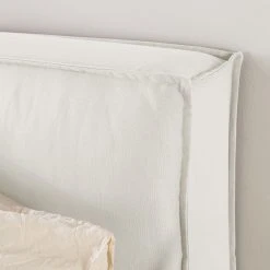 Eva Padberg Collection Boxspringbett Kinx - Baumwollstoff - Weiß -Schlafzimmer Verkaufe DE 1000123502 181019 16450406 GALLERYIMAGES P000000001000123502