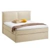 Eva Padberg Collection Boxspringbett Kinx - Baumwollstoff - Sand