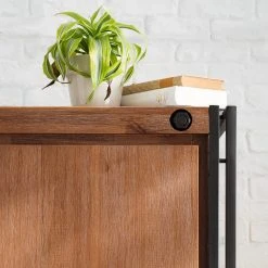 Ars manufacti Garderobenschrank Manchester II - Akazie teilmassiv / Metall - Akazie / Anthrazit - Breite: 61 cm -Schlafzimmer Verkaufe DE 1000123634 191122 12055000023 DETAILS P000000001000123634