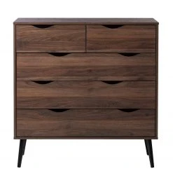 Mørteens Kommode Gjora II - Gummibaum teilmassiv - Walnuss -Schlafzimmer Verkaufe DE 1000123696 190131 07360200012 GALLERYIMAGES P000000001000123696