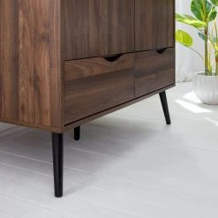 Mørteens Drehtürenschrank Gjora - Walnuss Dekor -Schlafzimmer Verkaufe DE 1000123700 190405 15413900041 GALLERYIMAGES P000000001000123700