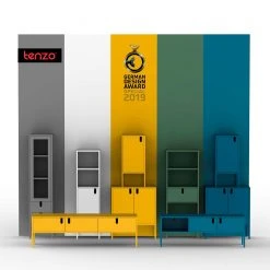 Tenzo Kommode Uno - Dunkelgrün - Breite: 76 cm -Schlafzimmer Verkaufe DE 1000123990 200527 07413900589 DETAILS P000000001000123990