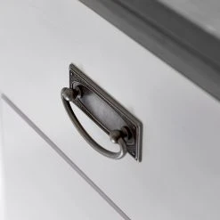 Maison Belfort Nachtkommode Bergen - Kiefer Weiß / Kiefer Grau -Schlafzimmer Verkaufe DE 1000124612 211122 08323502049 DETAILS P000000001000124612